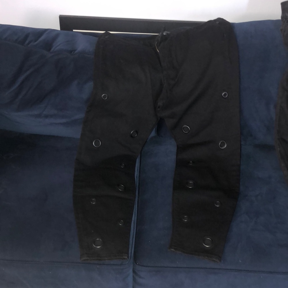 Women Eyelet Jeans
